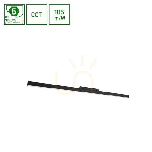 Prüfen Lineare Schienenleuchte SpectrumLED System Shift Smart Line L schwarz 22 W CCT 902 mm WLD+40010_SMART