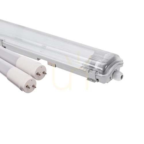 Prüfen Lichtbalken Paket 12Stück Limea LED Tube Slim Hermetic G13 2x120 250V IP65 + 25Stück Woj+22950 NW