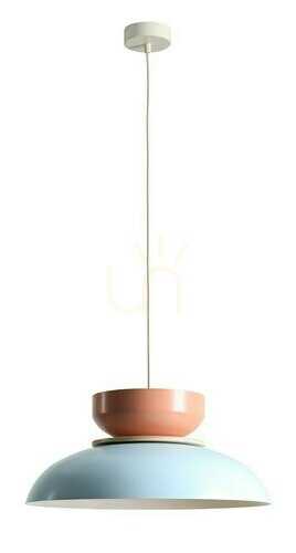 Prüfen Pendelleuchte Aldex Aldo Light Baby Blue Coral Metall 47 cm 1152G29_11_J