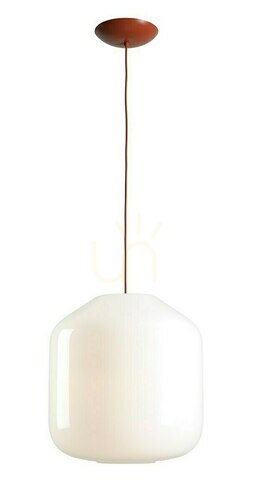 Prüfen Aldex Flask Terra XL Pendelleuchte 3xE27 Opalglas 40 cm 8500G24_XL