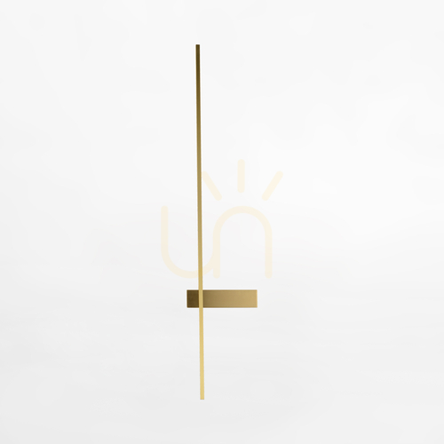 Prüfen Wandleuchte ARCO W4100-90GD-II Gold 1xLED