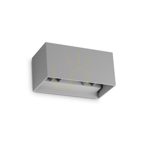 Prüfen Außenwandleuchte Ideallux ATOM anthrazit rund Ø20 cm IP54 4000K 366890