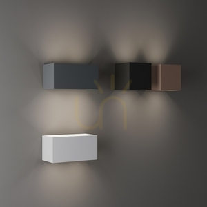 Außenwandleuchte Ideallux ATOM anthrazit rund Ø20 cm LED 4000K IP54 366906 small 2