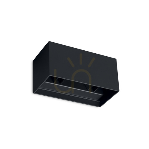 Prüfen Außenwandleuchte Ideallux ATOM anthrazit rund Ø20 cm LED 4000K IP54 366906