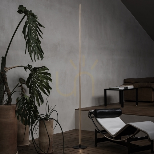 Prüfen Stehlampe Ideallux Blade LED dimmbar Messing 251 cm 368665