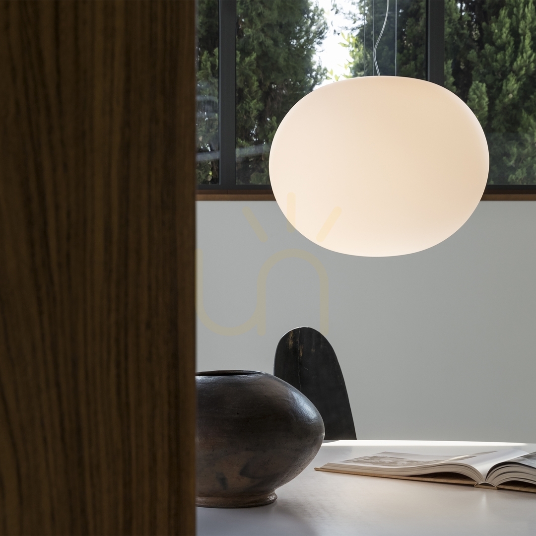 Vorschau Pendelleuchte Ideallux Cotton weiß Ø50 cm E27 344591 Pendelleuchte Ideallux Cotton weiß Ø50 cm E27 344591