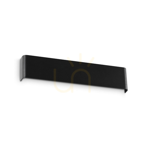 Prüfen Wandleuchte Ideallux Delta schwarz Aluminium 41 cm 4-flammig 369679