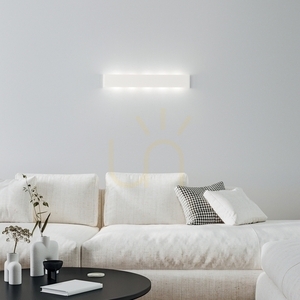 Wandleuchte Ideallux Delta weiß Aluminium Ø110 cm 8-flammig 366777 small 1