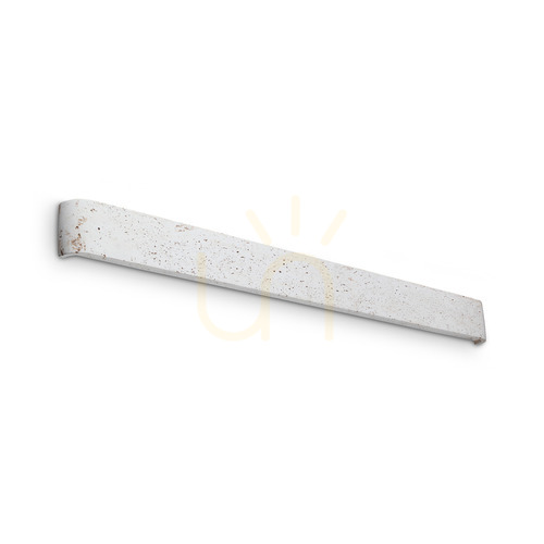 Prüfen Wandleuchte Ideallux Delta 357126 LED 37W 3000K Beton Aluminium Ø110 cm