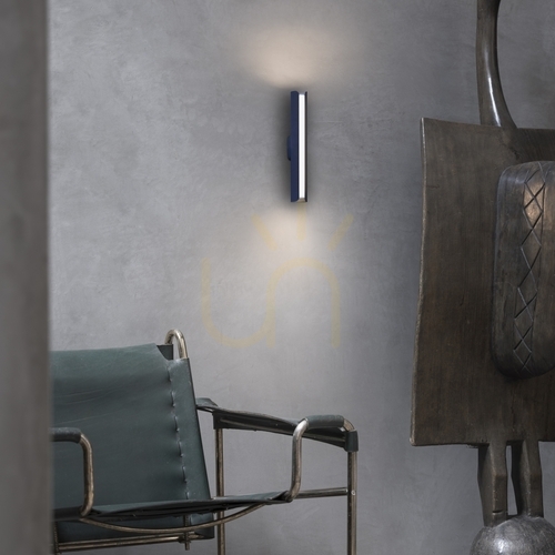 Prüfen Wandleuchte Ideallux DORICA 366333 LED 8,5W Kupfer 30 cm Metall Aluminium