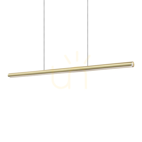 Prüfen Pendelleuchte Ideallux Dorica Messing LED 35W Ø140 cm 366449