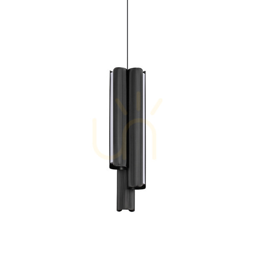 Prüfen Pendelleuchte Ideallux Dorica 3-flammig LED 27W schwarz 366487