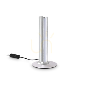 Tischleuchte Ideallux Dorica 354149 LED 8W dimmbar silber Ø13 cm 0 Tischleuchte Ideallux Dorica 354149 LED 8W dimmbar silber Ø13 cm small 0