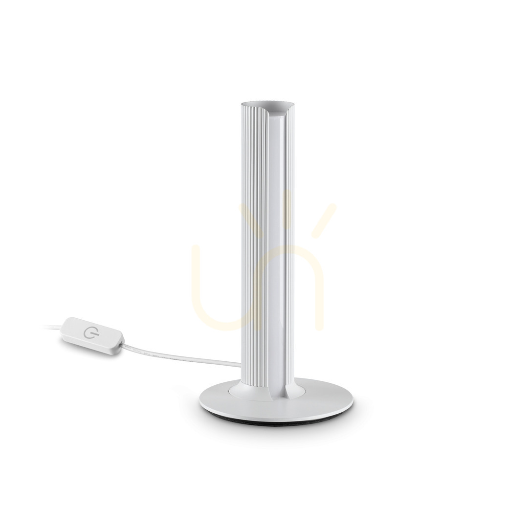 Lampă de masă Ideallux DORICA 366074 albă LED 8W dimabilă Ø13 cm