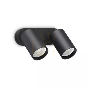 Wandleuchte Ideallux Dynamite weiß rund GU10 2-flammig 367378 small 1