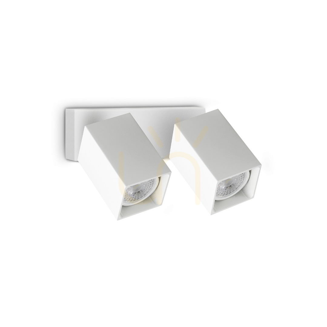 Prüfen Wandleuchte Ideallux Dynamite 371221 weiß 2-flammig GU10 Up & Down Ø16,5 cm Wandleuchte Ideallux Dynamite 371221 weiß 2-flammig GU10 Up & Down Ø16,5 cm