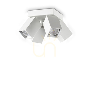 Plafond Ideallux DYNAMITE 367446 weiß GU10 4-flammig Ø13,5 cm small 0