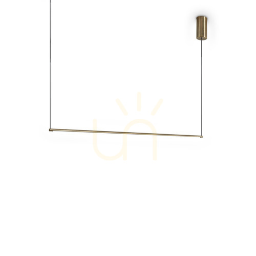 Prüfen Pendelleuchte Ideallux Essence Messing LED 19W 3000K Ø115 cm 371795
