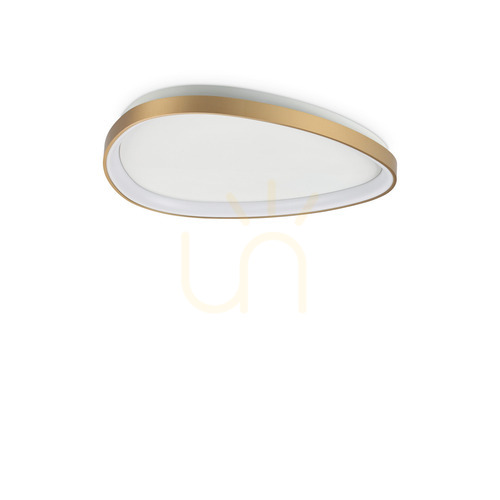 Prüfen Plafond Ideallux Gemini 372082 Messing LED 30W 4000K Ø61 cm