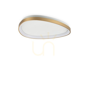 Plafond Ideallux Gemini 372082 Messing LED 30W 4000K Ø61 cm small 0
