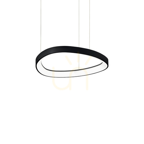 Prüfen Pendelleuchte Ideallux GEMINI schwarz LED 36W 4000K Ø42,5 cm 372136