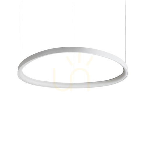 Prüfen Pendelleuchte Ideallux Gemini weiß LED 56W 4000K Ø81 cm 372181