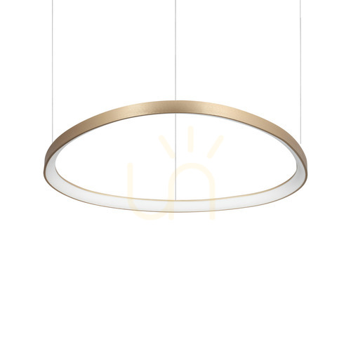 Prüfen Pendelleuchte Ideallux Gemini Messing LED 4000K Ø81 cm 372204
