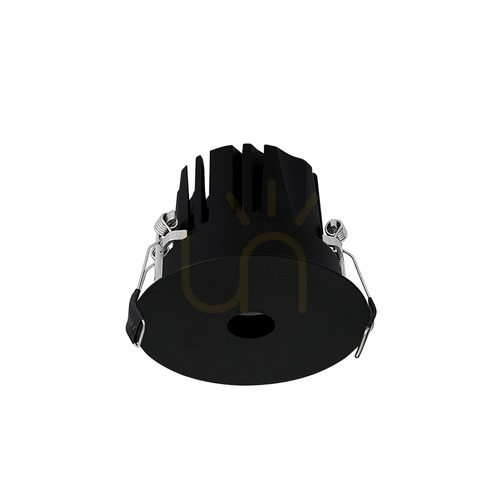 Prüfen Einbauleuchte Ideallux Infinity schwarz LED 12W 3000K Ø8,5 cm 368740