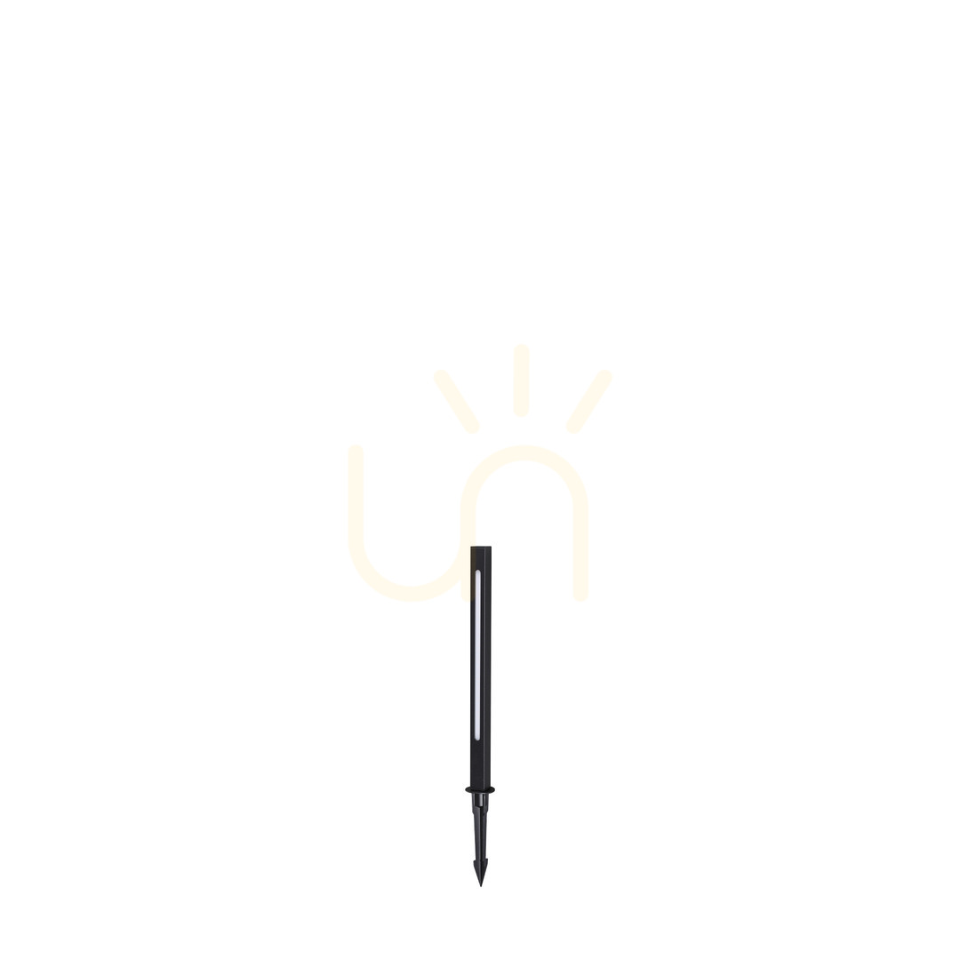 Prüfen Außenstehleuchte Ideallux JEDI 372266 schwarz IP65 40 cm LED 7W Außenstehleuchte Ideallux JEDI 372266 schwarz IP65 40 cm LED 7W