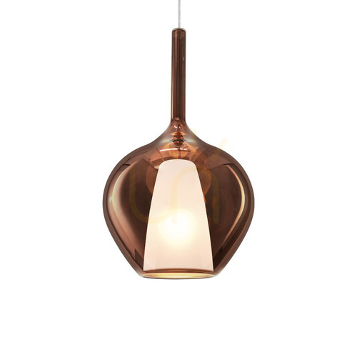 Prüfen Pendelleuchte Ideallux Kalique Kupfer Ø28 cm E27 359540