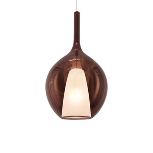 Pendelleuchte Ideallux Kalique Kupfer Ø28 cm E27 359663 small 0