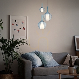 Pendelleuchte Ideallux Kalique Kupfer Ø18 cm E27 360065 small 1