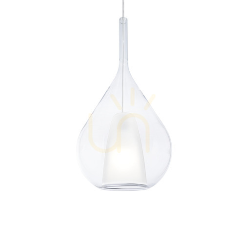 Prüfen Pendelleuchte Ideallux Kalique transparent 28 cm E27 359793