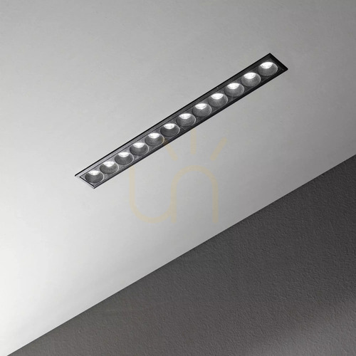 Prüfen Plafond Ideallux LIKA 369877 schwarz LED 6W 3000K Ø6,5 cm