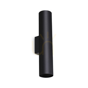 Wandleuchte Ideallux LOOK 370118 schwarz up down GU10 2-flammig Aluminium small 0