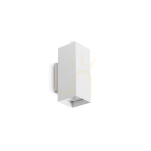 Wandleuchte Ideallux LOOK 370194 weiß GU10 2-flammig Up & Down Aluminium Ø6 cm small 0