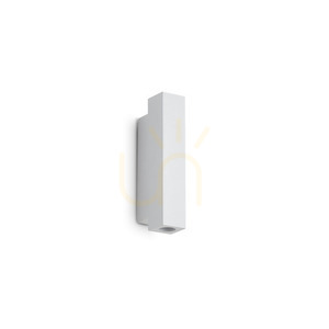 Wandleuchte Ideallux LOOK 370699 weiß LED 2-flammig 3000K Glas Metall small 0