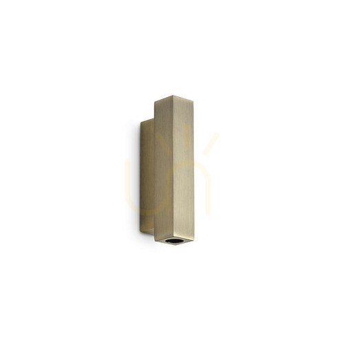 Prüfen Wandleuchte Ideallux LOOK Messing LED 2-flammig 3000K 370712