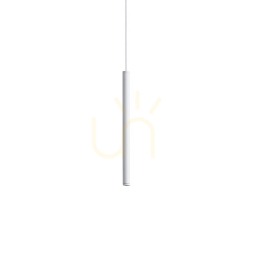 Prüfen Pendelleuchte Ideallux LOOK weiß LED 3000K Glas Metall Ø8 cm 351629