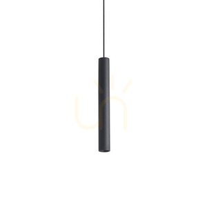 Pendelleuchte Ideallux LOOK schwarz LED 3000K Ø6 cm 371078 small 0