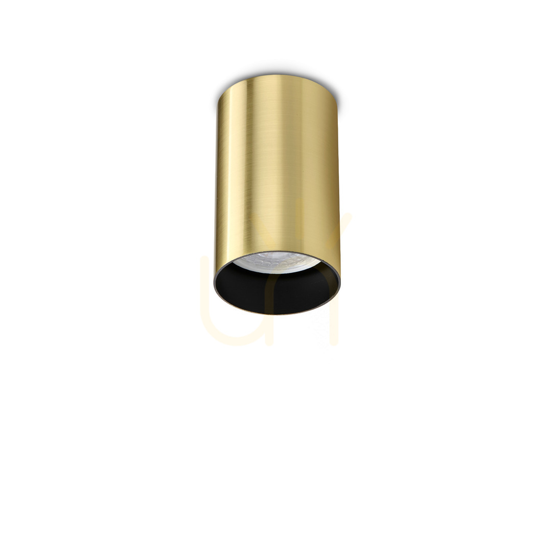 Prüfen Plafond Ideallux LOOK 371405 Messing GU10 Ø6x10 cm Plafond Ideallux LOOK 371405 Messing GU10 Ø6x10 cm