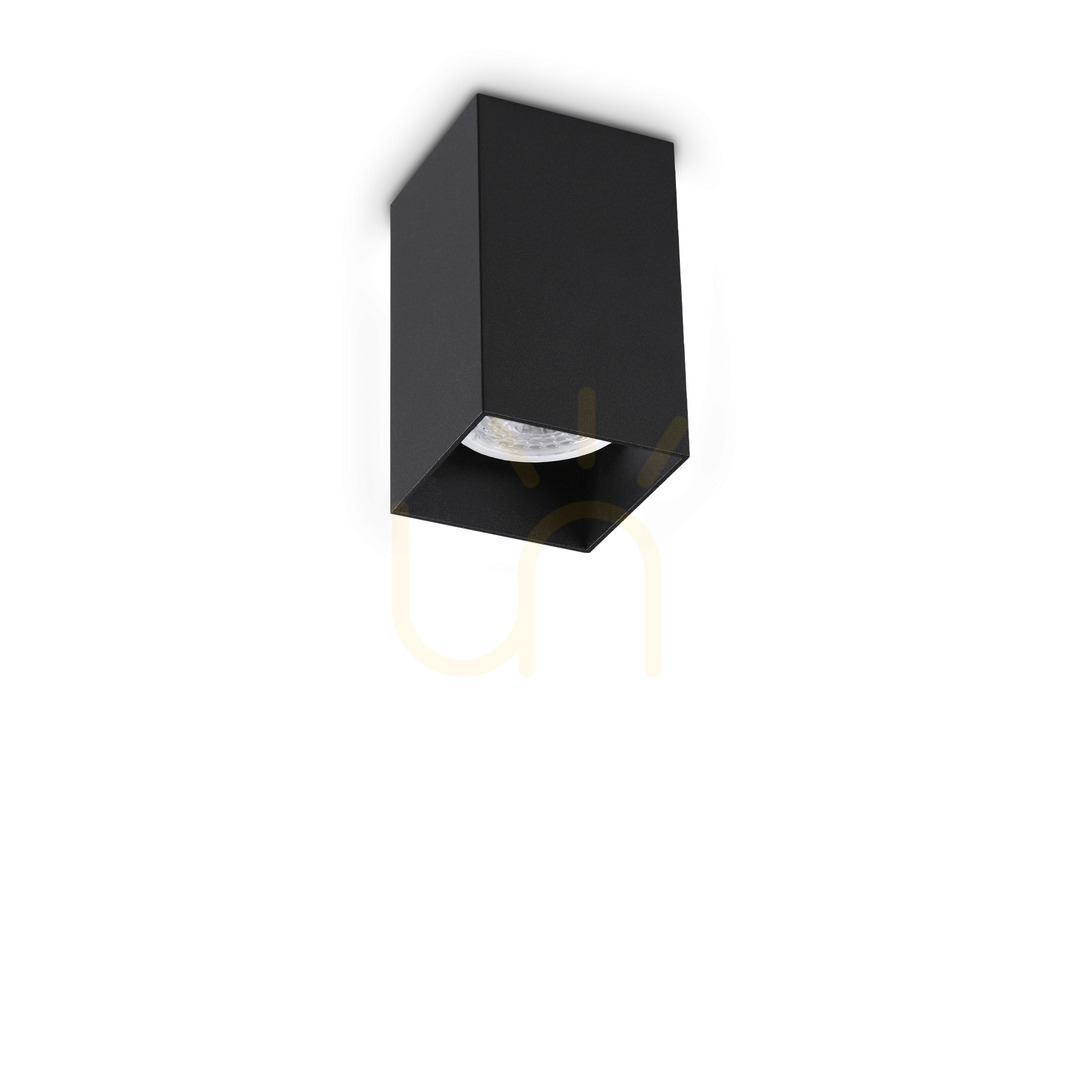 Prüfen Plafond Ideallux Look schwarz GU10 353845 Ø6 cm Plafond Ideallux Look schwarz GU10 353845 Ø6 cm