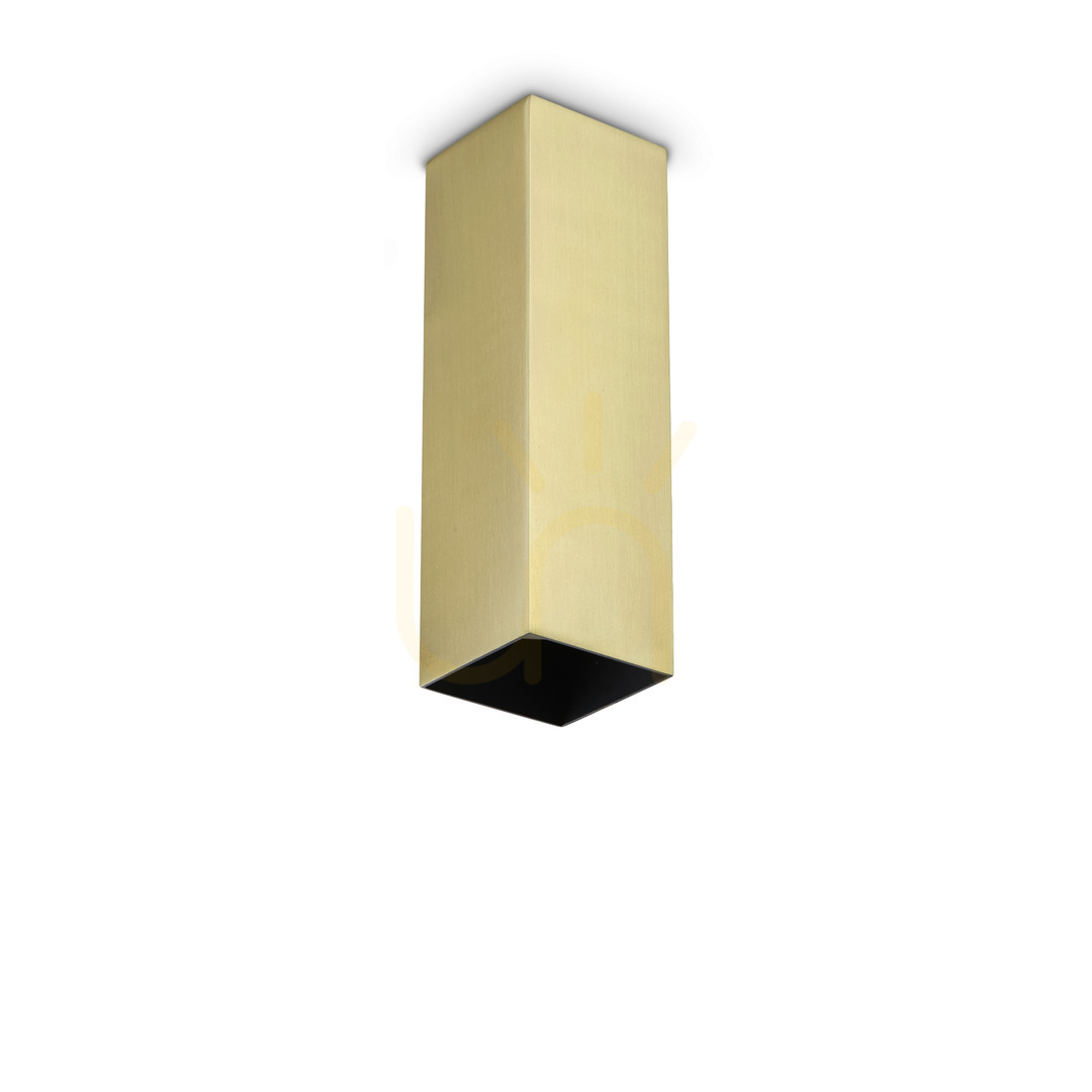 Prüfen Plafond Ideallux LOOK Messing GU10 1-flammig Ø6x20 cm 371504 Plafond Ideallux LOOK Messing GU10 1-flammig Ø6x20 cm 371504
