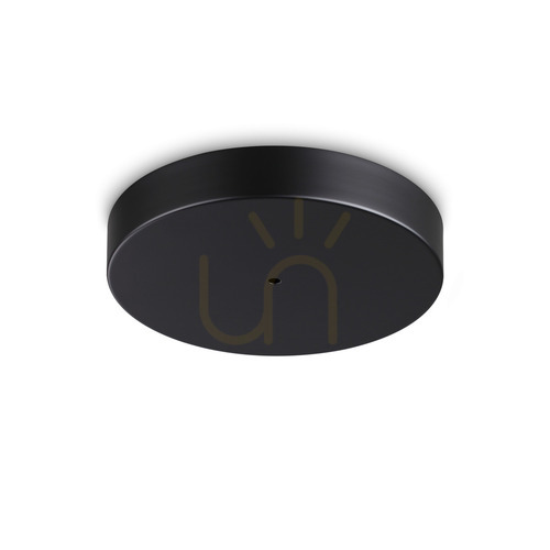 Prüfen LED Deckenleuchte Ideallux MAPA 372006 schwarz Ø28 cm Aluminium Glas