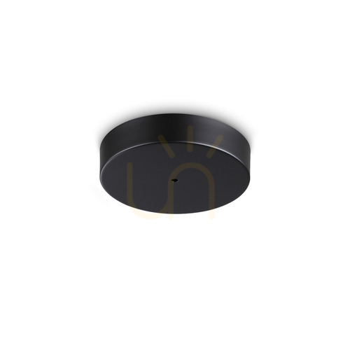 Prüfen Lampenabdeckung Ideallux MAPA schwarz Ø22 cm Glas Aluminium 368801