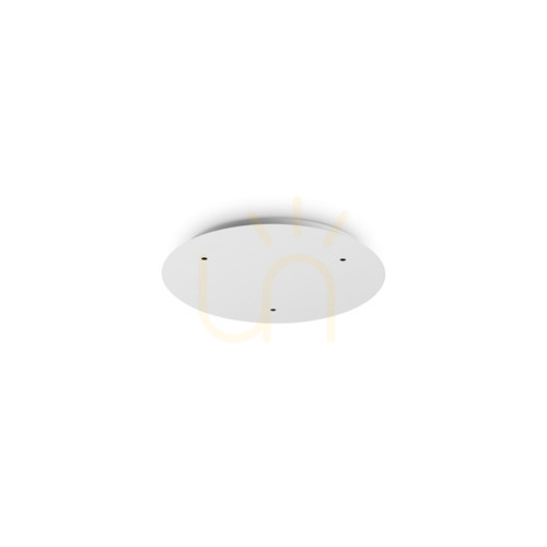 Prüfen Deckenleuchte Ideallux MAPA 371955 weiß rund Ø30 cm Aluminium Glas