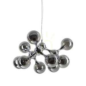 Pendelleuchte Ideallux Nodi 370002 9-flammig Chrom Messing Ø80 cm E14 0 Pendelleuchte Ideallux Nodi 370002 9-flammig Chrom Messing Ø80 cm E14 small 0