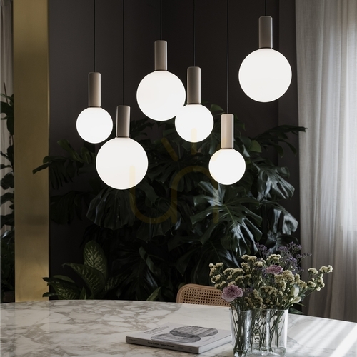 Prüfen Pendelleuchte Ideallux ODEON 349190 weiß Ø15 cm LED 8W