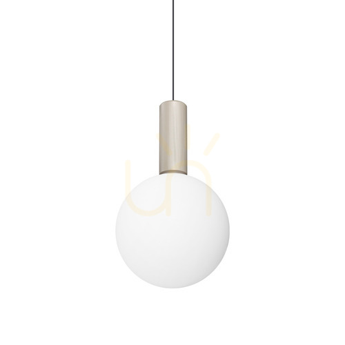 Prüfen Pendelleuchte Ideallux ODEON weiß Glas Metall LED 8W Ø20 cm 349206