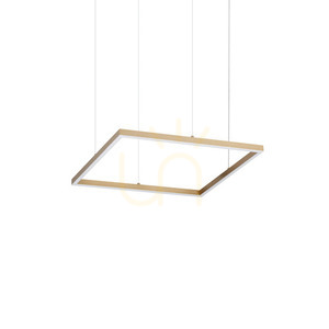 Pendelleuchte Ideallux Oracle Slim Messing 50 cm LED 3000K 370415 small 0
